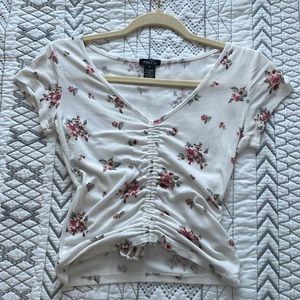 Floral crop top